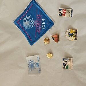 1984 Los Angeles Olympic Pins/ Patches
